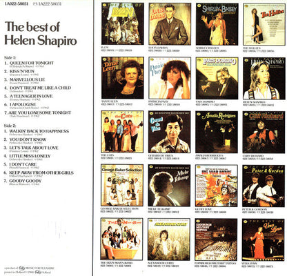 Helen Shapiro - The Best Of (LP) 42569 Vinyl LP JUKEBOXSINGLES.NL   