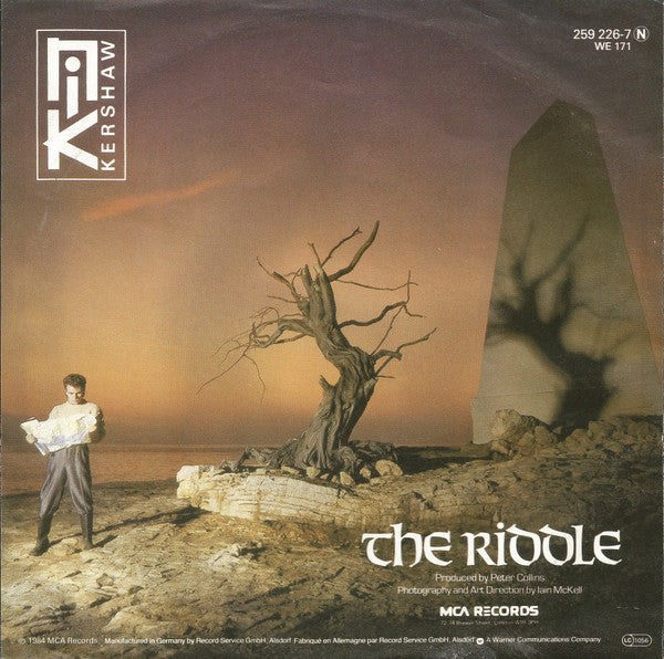Nik Kershaw - The Riddle 37960 Vinyl Singles Vinyl Goed / Hoes Goed