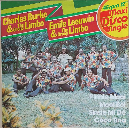 Charles Burke - Pinnie Mooi (Maxi-Single) Maxi-Singles Vinyl Zeer Goed / Hoesje Goed "VINYLSINGLES.NL"