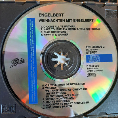 Engelbert Humperdinck - Weihnachten Mit Engelbert (CD) 70405 Compact Disc Goede Staat