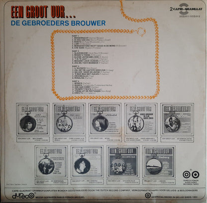 Gebroeders Brouwer - Een Groot Uur... (LP) Vinyl LP Dubbel Vinyl Zeer Goed / Hoes Goed "VINYLSINGLES.NL"