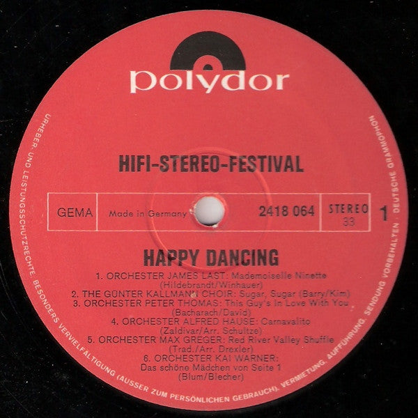 Various - Hifi-Stereo Festival - Happy Dancing (LP) 41399 Vinyl LP Vinyl Goed / Hoes Goed