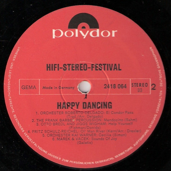 Various - Hifi-Stereo Festival - Happy Dancing (LP) 41399 Vinyl LP Vinyl Goed / Hoes Goed