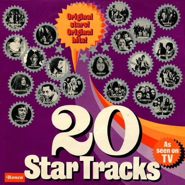Various - 20 Star Tracks Vol. 1 (LP) 51777 Vinyl LP Vinyl Goed / Hoes Goed