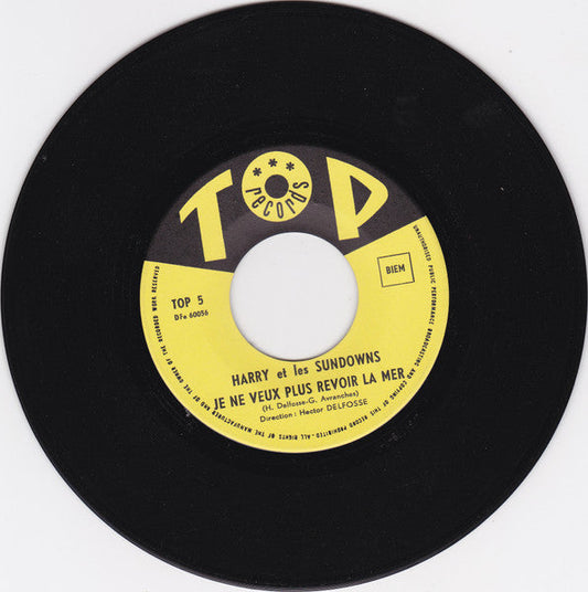 Harry Et Les Sundowns - Je Ne Veux Plus Revoir La Mer Vinyl Singles Vinyl Zeer Goed / Hoesje Generic "VINYLSINGLES.NL"
