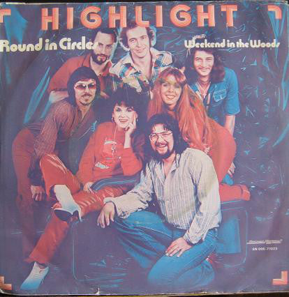 Highlight - Round In Circles 31293 Vinyl Singles Vinyl Zeer Goed / Hoesje Goed "VINYLSINGLES.NL"