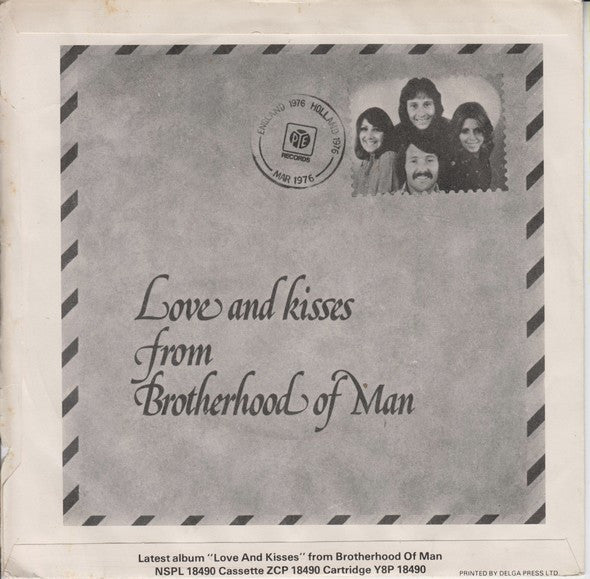 Brotherhood Of Man - My Sweet Rosalie 29870 Vinyl Singles Vinyl Zeer Goed / Hoesje Goed "VINYLSINGLES.NL"