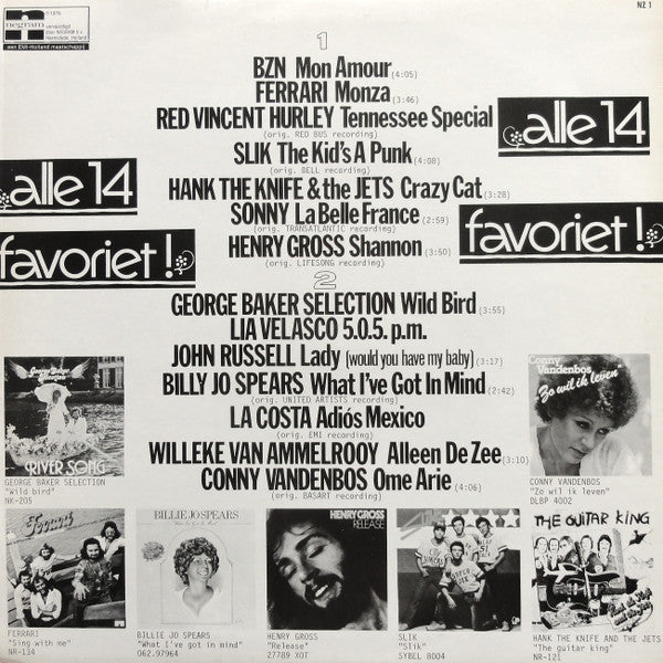 Various - Alle 14 Favoriet (LP) 48442 Vinyl LP JUKEBOXSINGLES.NL   