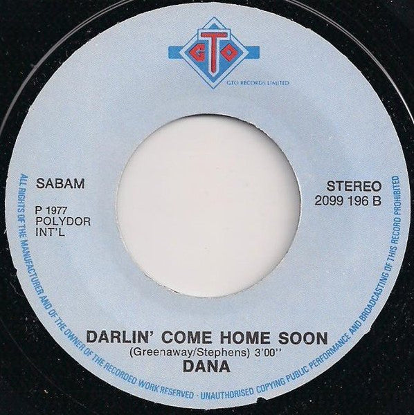 Dana - I Love How You Love Me 33130 Vinyl Singles Vinyl Zeer Goed / Hoesje Goed "VINYLSINGLES.NL"
