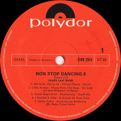 James Last - Non Stop Dancing 8 (LP) 50378 Vinyl LP JUKEBOXSINGLES.NL   