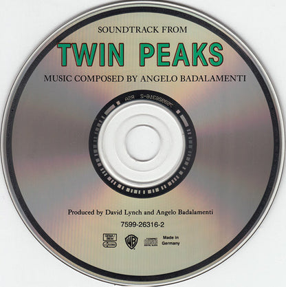 Angelo Badalamenti - Music From Twin Peaks (CD) 70753 Compact Disc Goede Staat