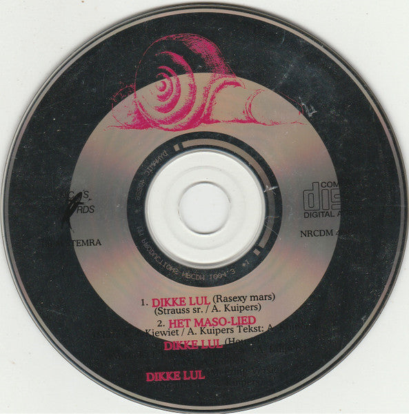 Dikke Lul Band - Dikke Lul (CD) 70793 Compact Disc Single Goede Staat
