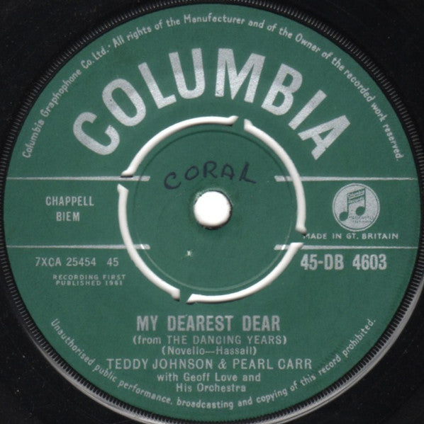 Teddy Johnson &amp; Pearl Carr - Wie wunderbar zu wissen 18432