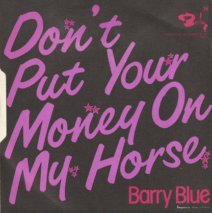 Barry Blue - Do You Wanna Dance 17495 Vinyl Singles Vinyl Goed / Hoes Goed