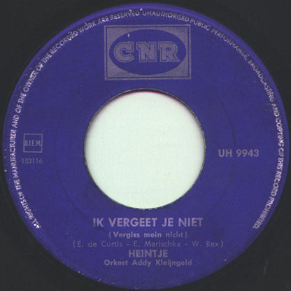Heintje - Mama Vinyl Singles Vinyl Zeer Goed / Hoesje Generic "VINYLSINGLES.NL"