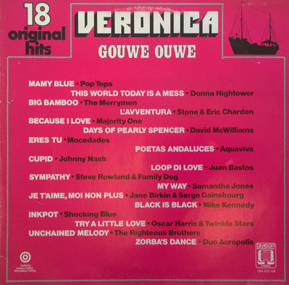Various - Veronica - Gouwe Ouwe - 18 Original Hits (LP) 51988 Vinyl LP Vinyl Goed / Hoes Goed