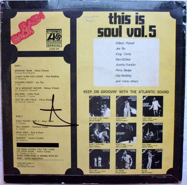 Various - This Is Soul Vol. 5 (LP) 40962 Vinyl LP JUKEBOXSINGLES.NL   