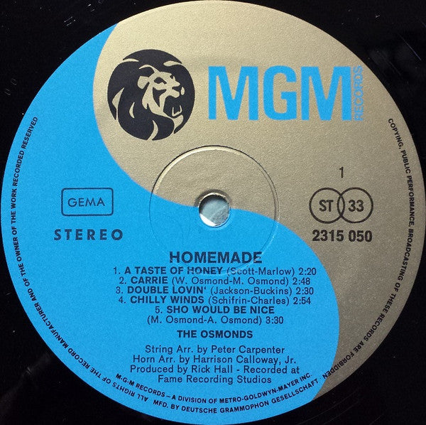 Osmonds - Homemade (LP) 49388