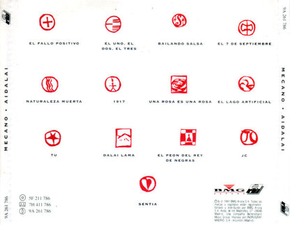 Mecano - Aidalai (CD) 70814 Compact Disc Goede Staat