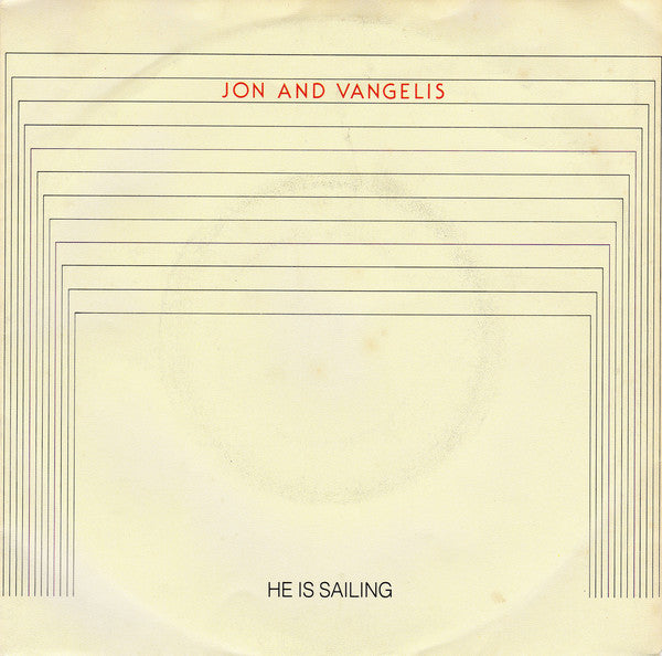 Jon And Vangelis - He Is Sailing 05440 Vinyl Singles EP Vinyl Goed / Hoes Goed