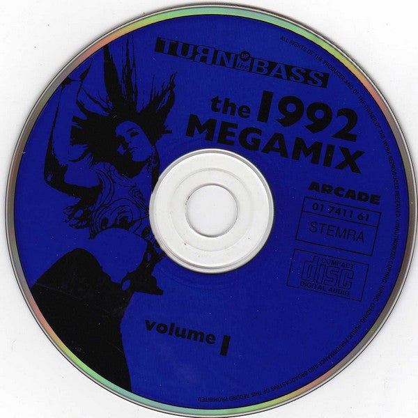 Various - Turn Up The Bass - The 1992 Megamix Volume 1 (CD) 70443 Compact Disc Goede Staat
