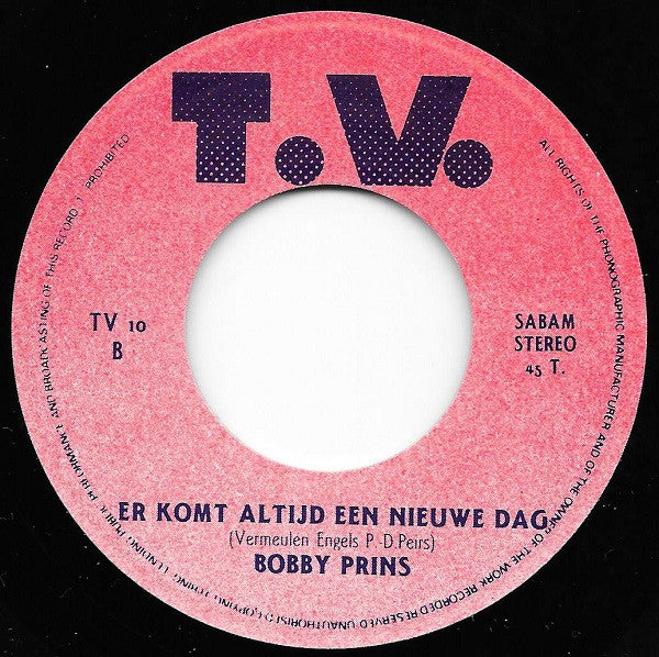 Bobby Prins - Beste Vrienden 15096 Vinyl Singles Vinyl Goed / Hoes Goed