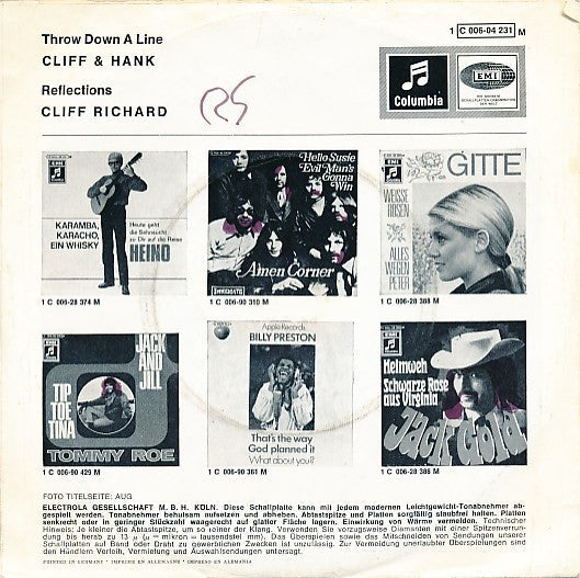 Cliff Richard und Hank Marvin / Cliff Richard – Throw Down A Line 33777