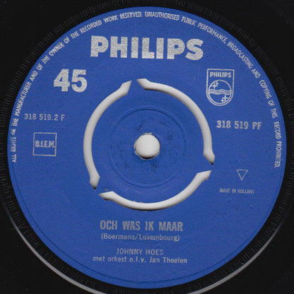 Johnny Hoes / Johnny And Johnny – Without Love 35207 (B)