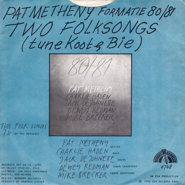 Pat Metheny – Zwei Volkslieder (Tune Koot &amp; Bie) 13276