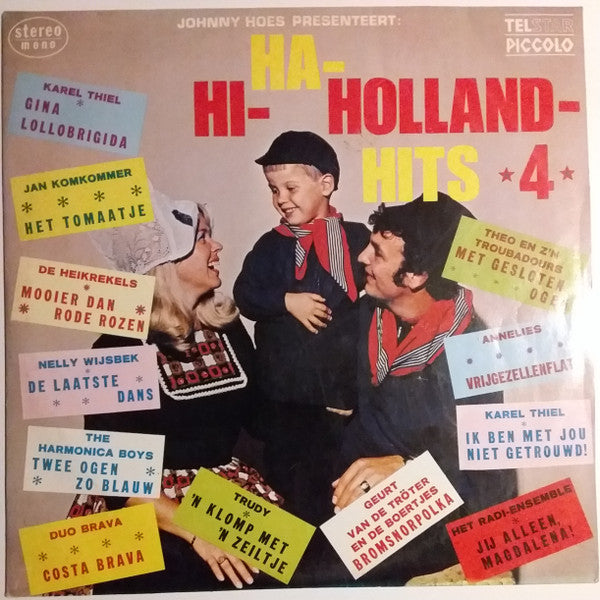 Various - Hi-Ha-Holland Hits 4 (LP) 52238b Vinyl LP Vinyl Slecht / Hoes Goed
