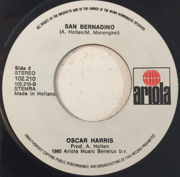 Oscar Harris - Disco Calypso 39198