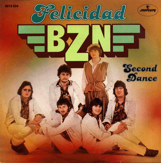 BZN - Felicidad Vinyl Singles Vinyl Zeer Goed / Hoesje Goed "VINYLSINGLES.NL"
