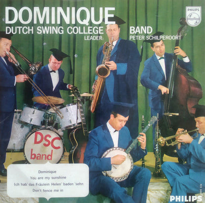 Dutch Swing College Band - Dominique 41635 Vinyl Singles EP Vinyl Goed / Hoes Goed