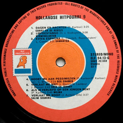 Various - Dutch Hitpourri 9 (LP) 40913