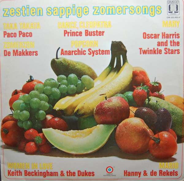 Various - Zestien Sappige Zomersongs (LP) 52340 Vinyl LP Vinyl Goed / Hoes Goed