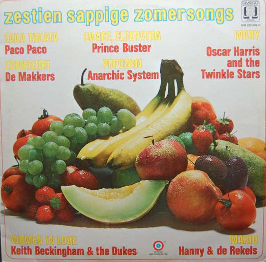 Various - Zestien Sappige Zomersongs (LP) 52340 Vinyl LP Vinyl Goed / Hoes Goed