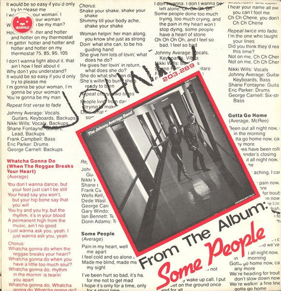 Johnny Average Band - Whatcha Gonna Do 06118
