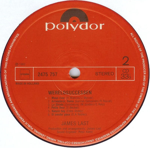 James Last - Welterfolge (LP) 45089