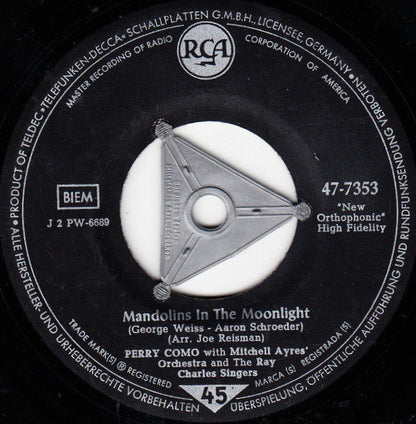 Perry Como With Mitchell Ayres - Love Makes The World Go 'Round 38823 Vinyl Singles Vinyl Goed / Hoes Generic