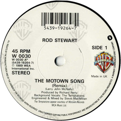 Rod Stewart  With The Temptations - The Motown Song 40143