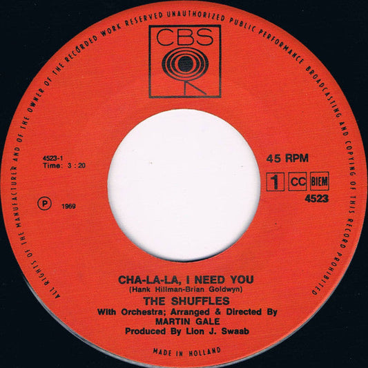 Shuffles - Cha-La-La, ich brauche dich 05931