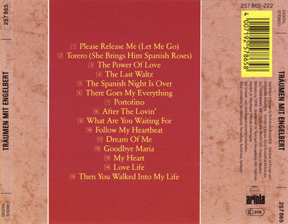 Engelbert Humperdinck - Release Me (CD) 70731 Compact Disc Goede Staat