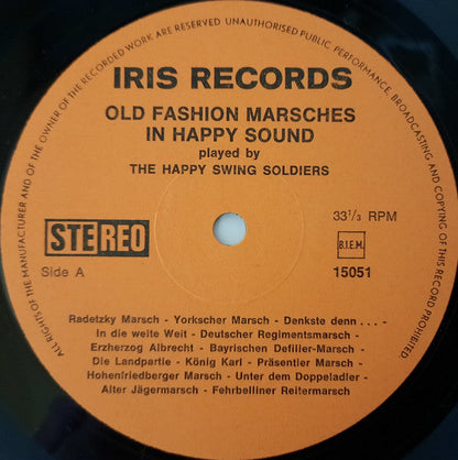 Happy Swing Soldiers - Old Fashion Marches In Happy Sound (LP) Vinyl LP Vinyl Zeer Goed / Hoesje Goed "VINYLSINGLES.NL"