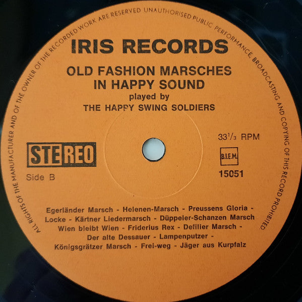 Happy Swing Soldiers - Old Fashion Marches In Happy Sound (LP) Vinyl LP Vinyl Zeer Goed / Hoesje Goed "VINYLSINGLES.NL"