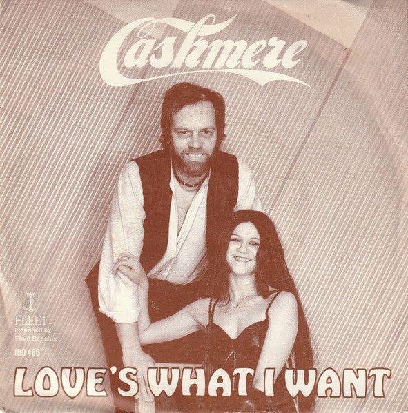 Cashmere - Love's What I Want 43114 Vinyl Singles Vinyl Zeer Goed / Hoesje Goed "VINYLSINGLES.NL"