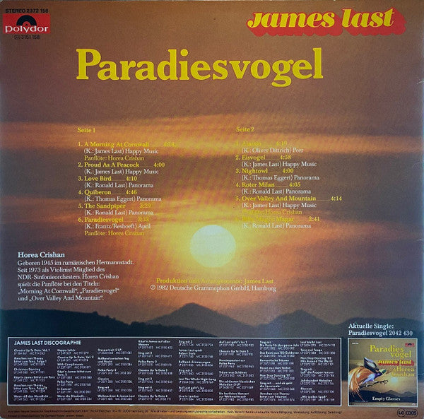 James Last - Paradiesvogel (LP) 40587 Vinyl LP JUKEBOXSINGLES.NL   