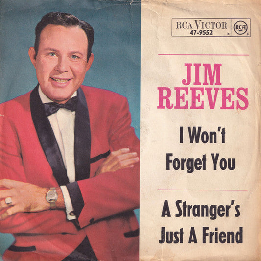 Jim Reeves - I Won't Forget You 42418 Vinyl Singles Vinyl Goed / Hoes Goed