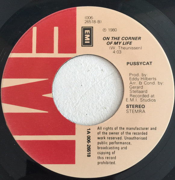 Pussycat - Doin' La Bamba 41306 Vinyl Singles Vinyl Goed / Hoes Tekst