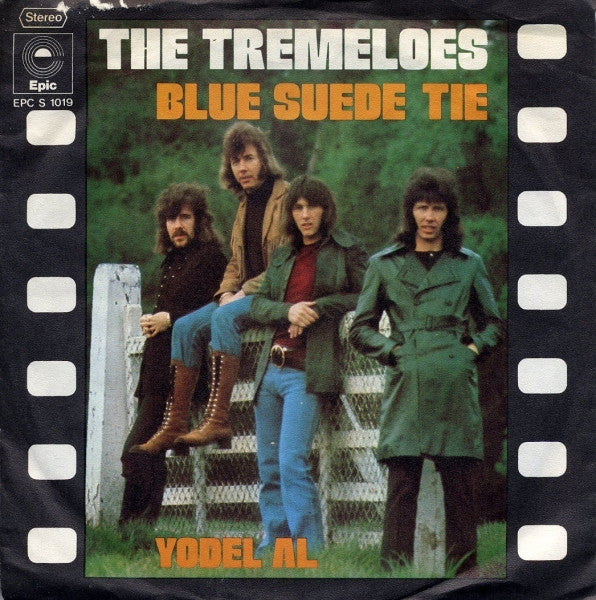 Tremeloes - Blaue Wildlederkrawatte 39431