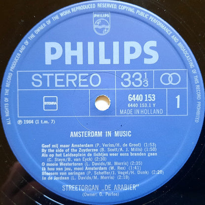 Straßenorgel The Arab - Amsterdam In Music (LP) 46199